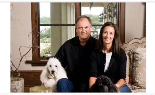 Brian Billick with his wife, Leslie Kim McDonald